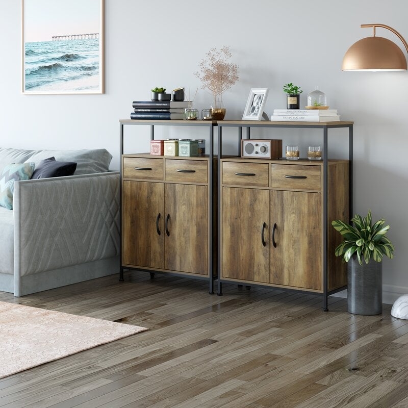 Shelbyville 35.9'' Tall 2 - Door Accent Cabinet - Image 2