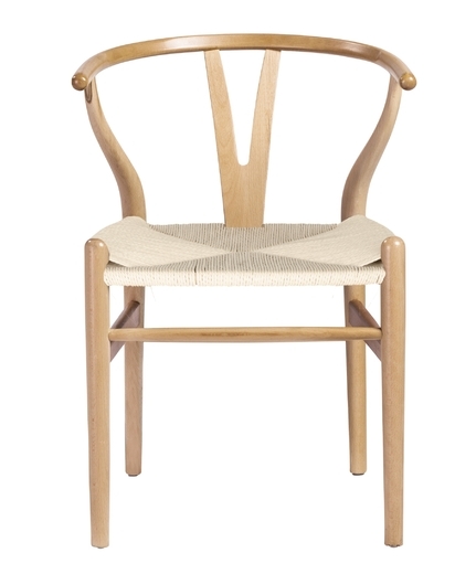 CYLIA DINING CHAIR, NATURAL (SET OF 2) - Image 0