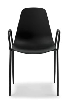 Svelti Pure Black Dining Armchair - Image 0