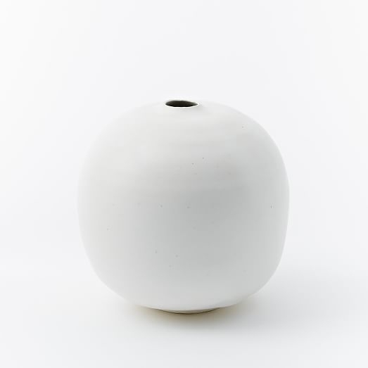Judy Jackson Stoneware Vase - Tall, Oval And Round - Image 0
