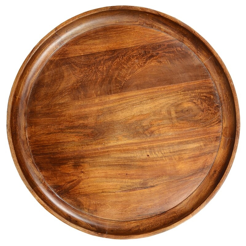 Streeter Round Mango Wood Coffee Table - Image 1
