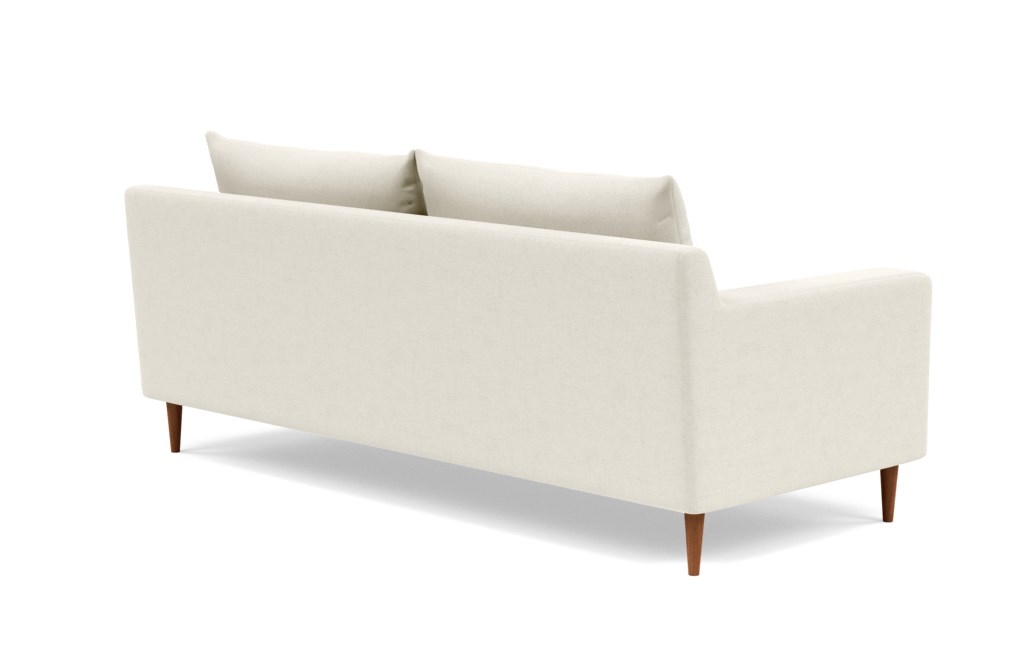 SLOAN Fabric Sofa - 83" - Chalk Heathered Weave-Double down blend - Image 2