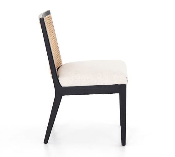 Lisbon Cane Dining Chair, Brushed Ebony - Image 2