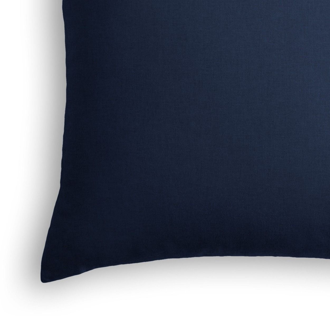 Classic Linen Pillow, Indigo, 22" x 22" with down fill - Image 1