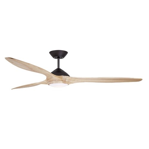 72" Aitkin 3 Blade LED Ceiling Fan, Light Kit Included - Image 0