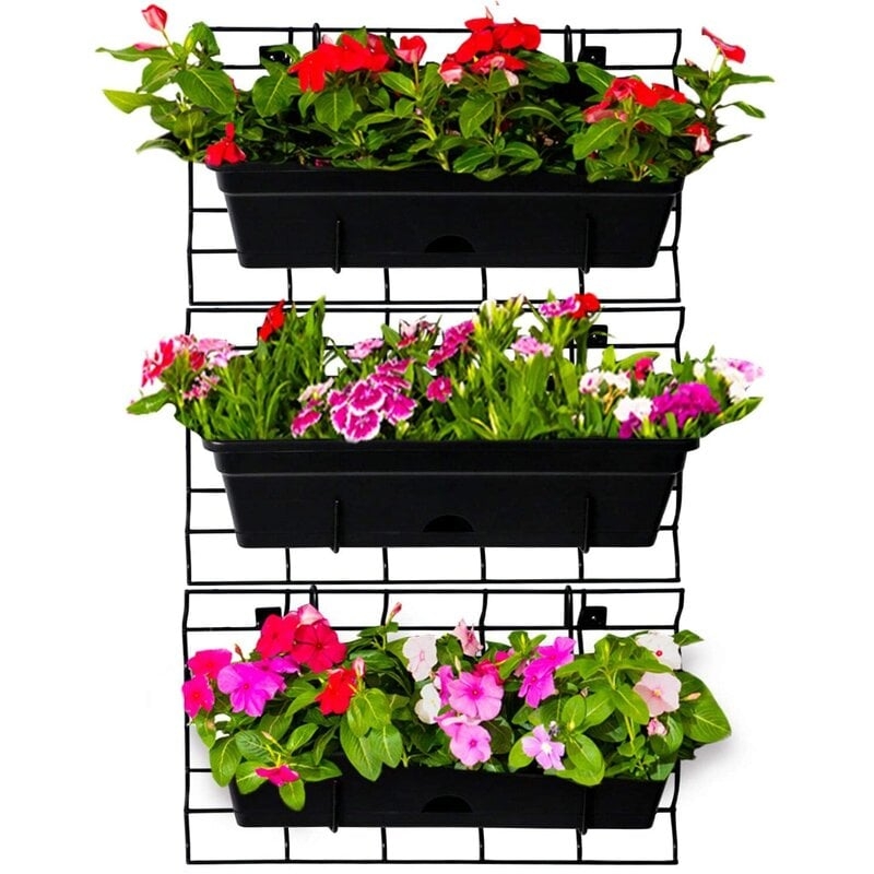 Aadil Wall Planter with Trellis - Image 1