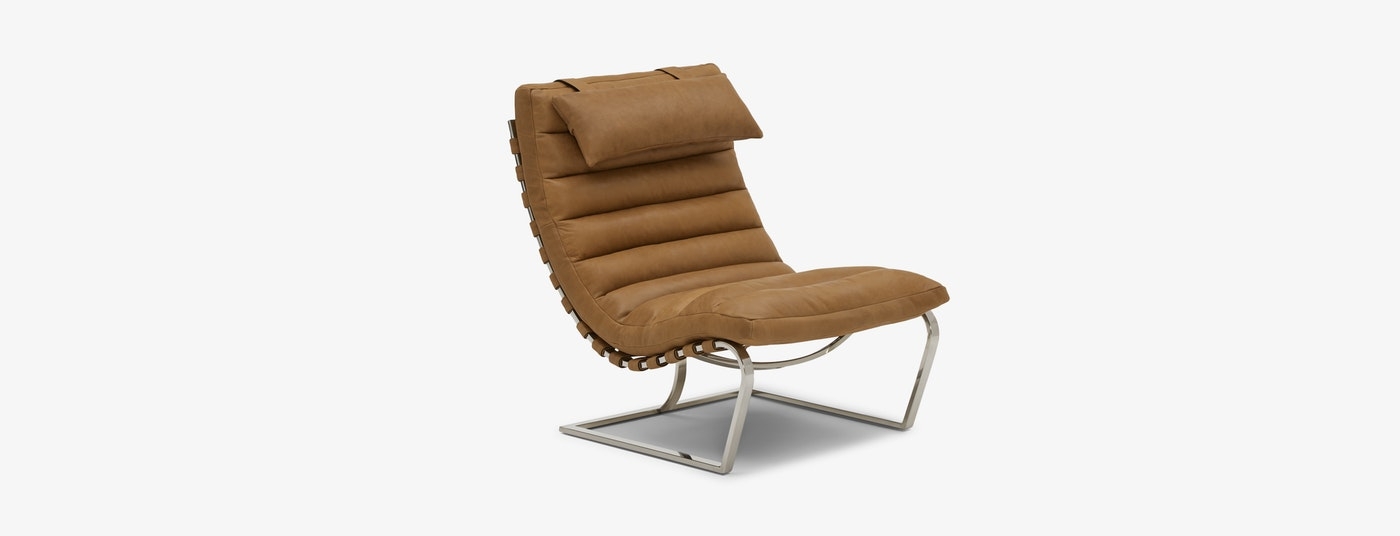 Halston Leather Chair - Image 0