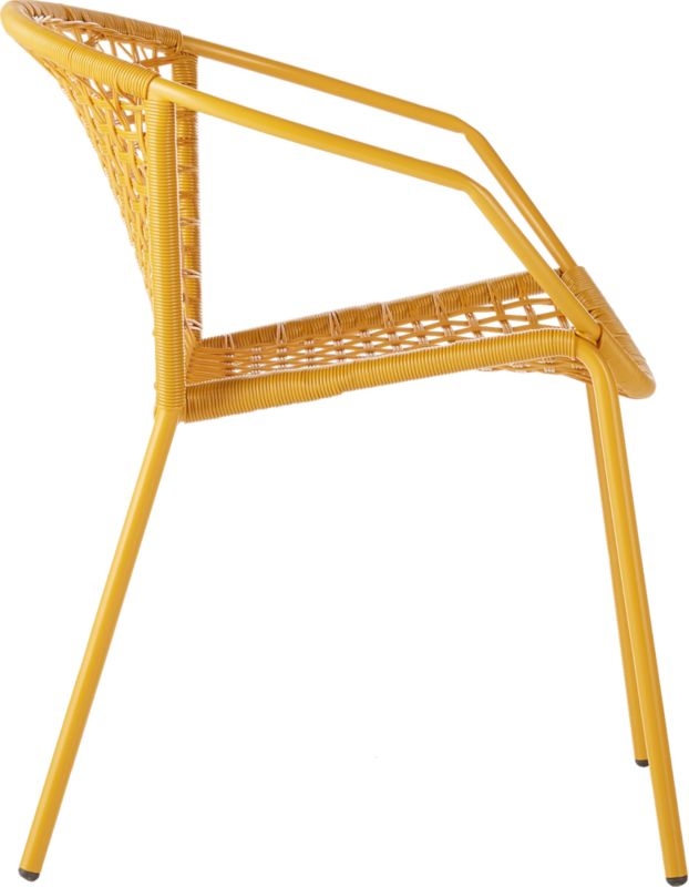Sophia Mustard Dining Chair - Image 3