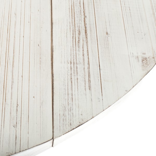 Forest Drop Leaf Dining Table - Antique White - Safavieh - Image 5