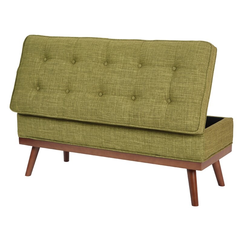Ronquillo Upholstered Flip Top Storage Bench - Image 3