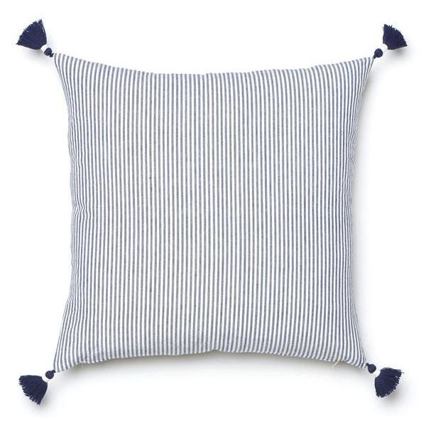 FRENCH STRIPE COTTON PILLOW COVER - Image 0