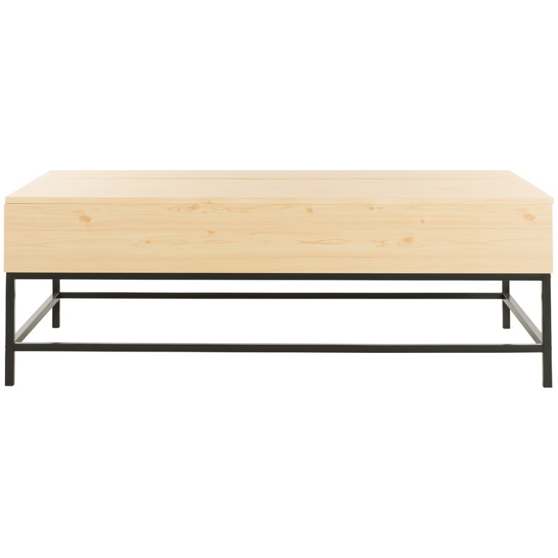 Reda Lift-Top Coffee Table with Storage light oak - Image 1