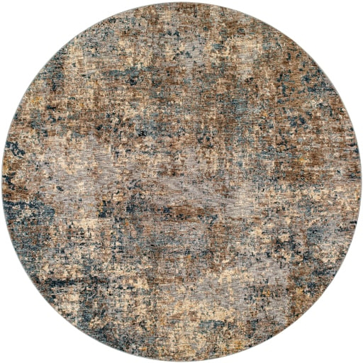 Mirabel Beige Indoor 7'10" x 7'10" Machine Woven Rug - Image 0