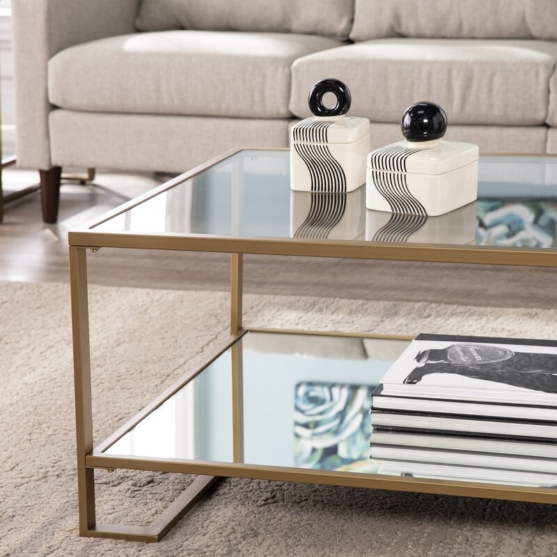 Callen Sled Coffee Table with Storage - Image 4