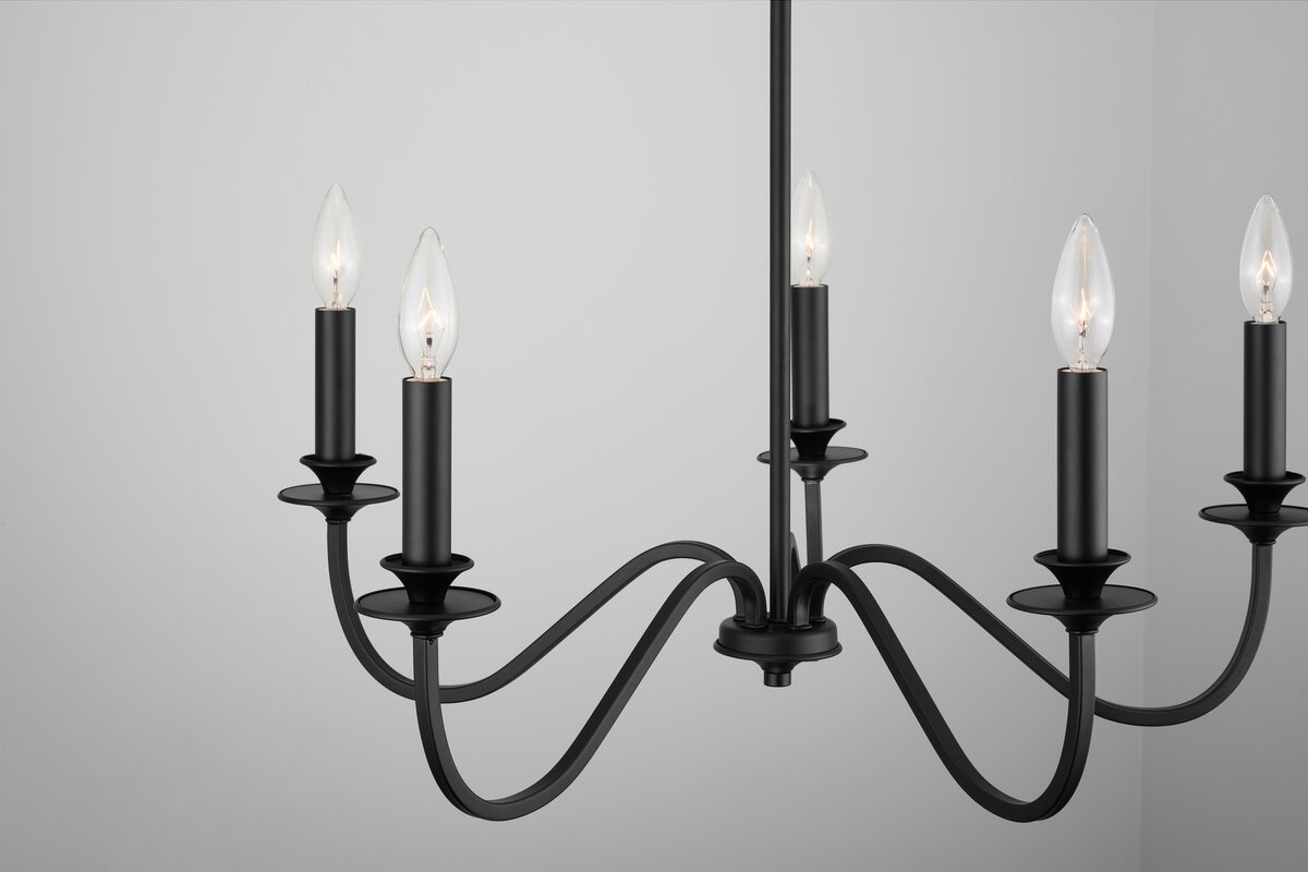 Juniata 5 - Light Candle Style Traditional Chandelier - Image 3
