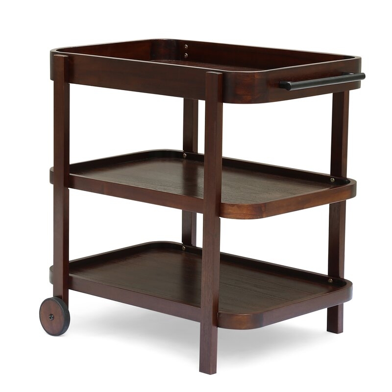 Aaliayah 31.75'' Wide Bar Cart - Image 4