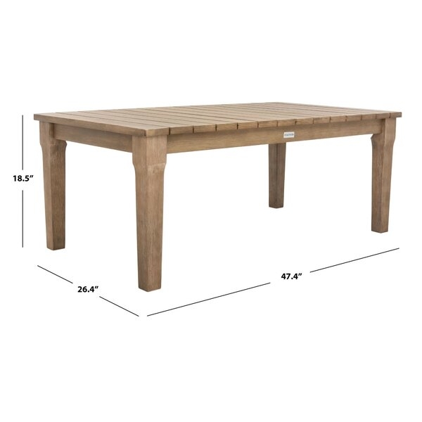Ducan Wooden Coffee Table - Image 1