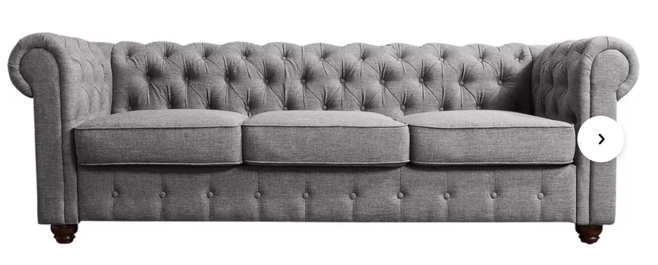 Quitaque Chesterfield 84" Rolled Arm Sofa - Image 0