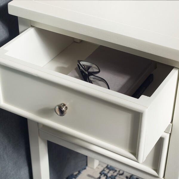 Toby Nightstand With Storage Drawers - White - Arlo Home - Image 2