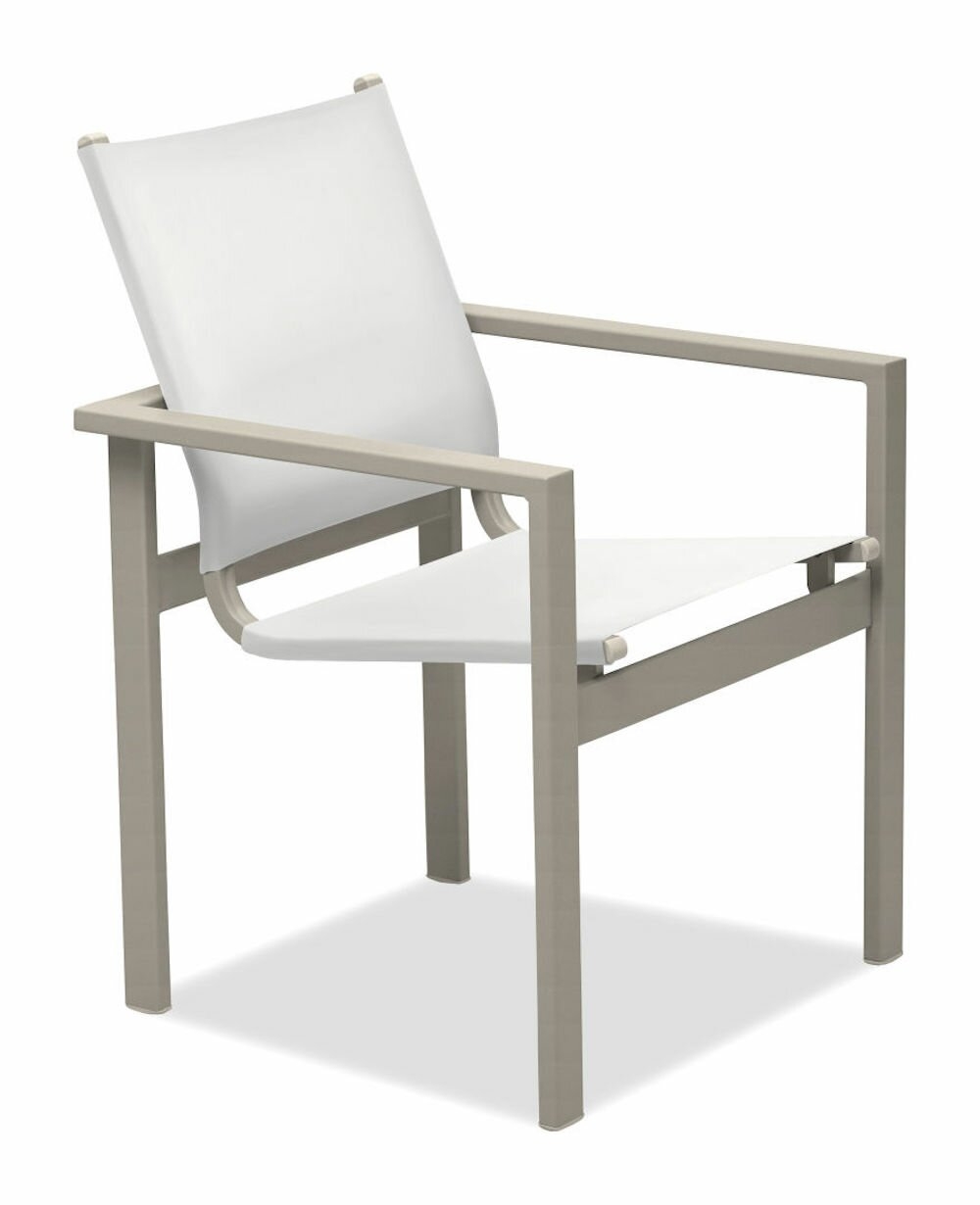 Tribeca Café Stacking Patio Dining Chair - Image 0