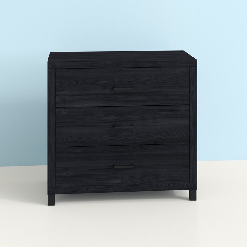 Cowell 3 Drawer Chest- Onyx - Image 2