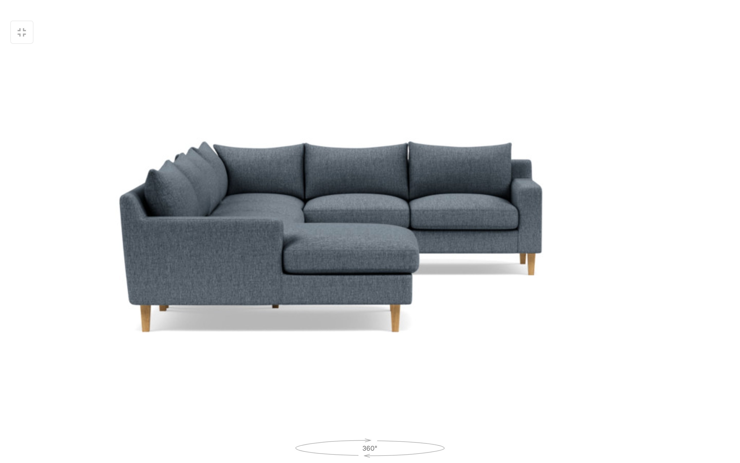 Sloan 4-Piece Corner Sectional Sofa with Left Chaise - Image 2