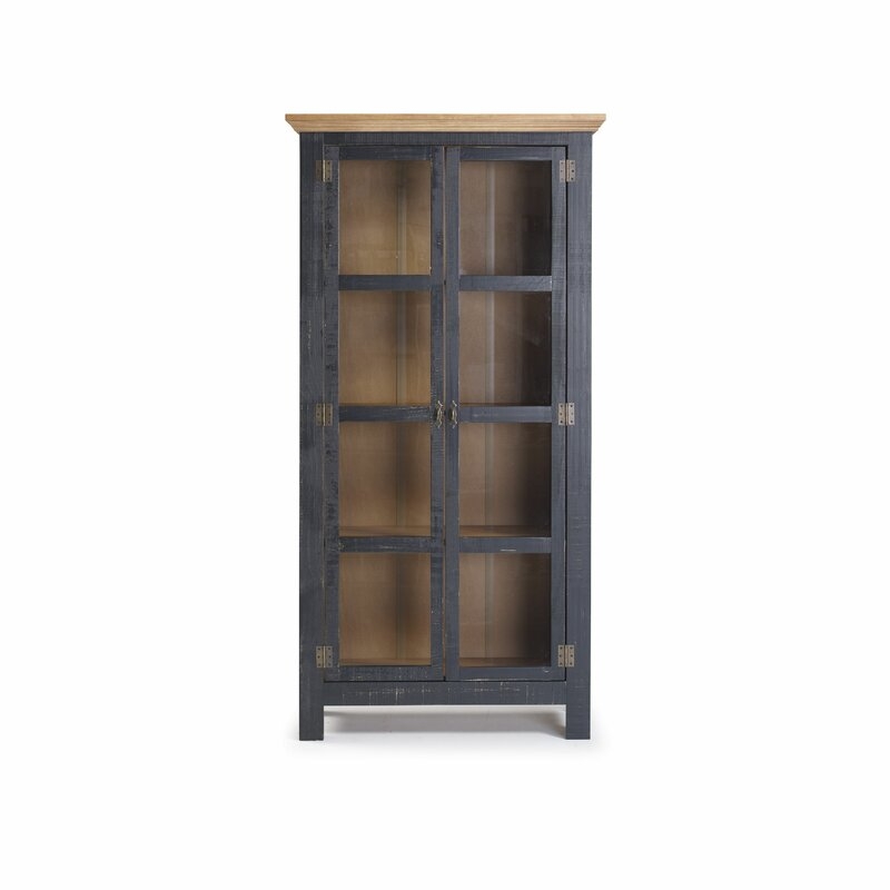 Colucci 71'' Tall Solid Wood 2 - Door Accent Cabinet - Image 1