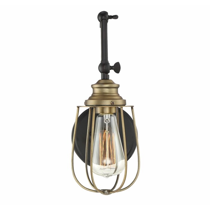 Ivan 1 - Light Dimmable Rubbed Bronze/Brass Swing Arm - Image 2