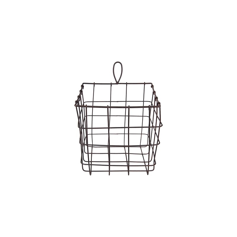 Hanging or Sitting Metal Wire Basket - Image 1