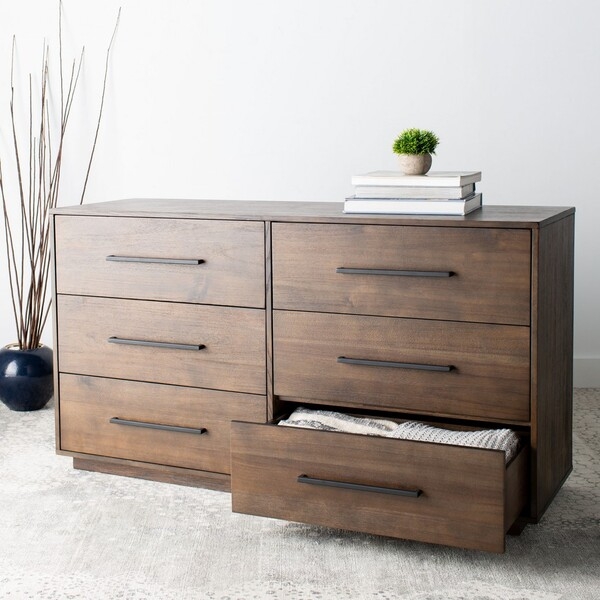 Mallory 6 Drawer Dresser - Dark Chocolate - Arlo Home - Image 6