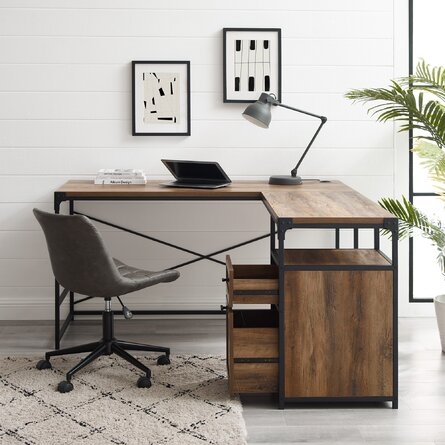 Topton L-Shaped Computer Desk With Storage - Image 1