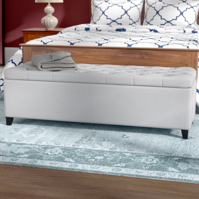 Amalfi Upholstered Storage Bench - Image 2