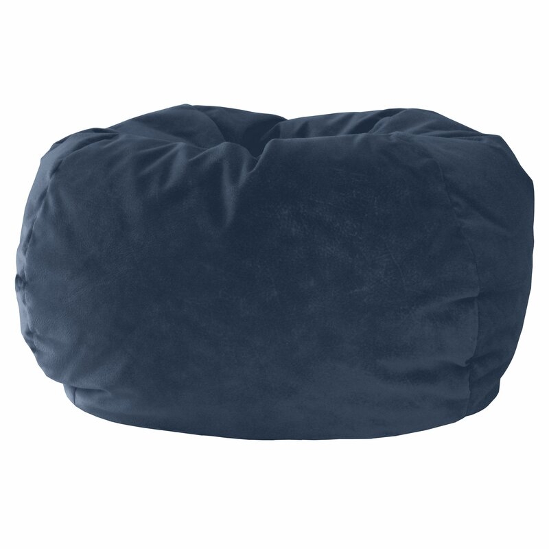 Upholstered Bean Bag Chair - Image 0