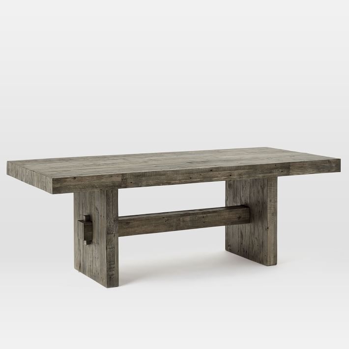 Emmerson Dining Table 72", Stone Gray Pine - Image 0
