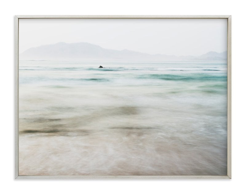 The Pacific - 40" x 30", champagne silver frame - Image 0