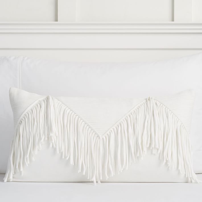 The Emily & Meritt Fringe Lumbar Pillow Covers - Image 0