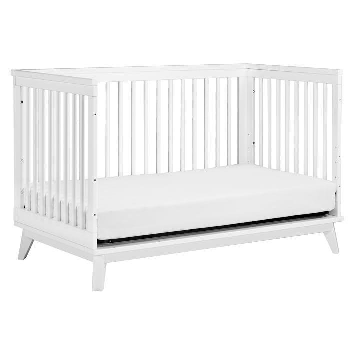Babyletto Scoot 3 in 1 Convertible Crib & Conversion Kit, White - Image 4