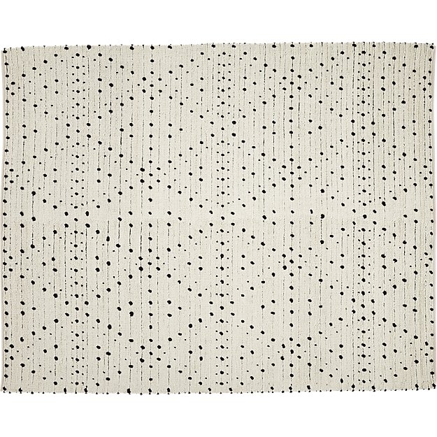 Orville black dot rug 8'x10' - Image 0