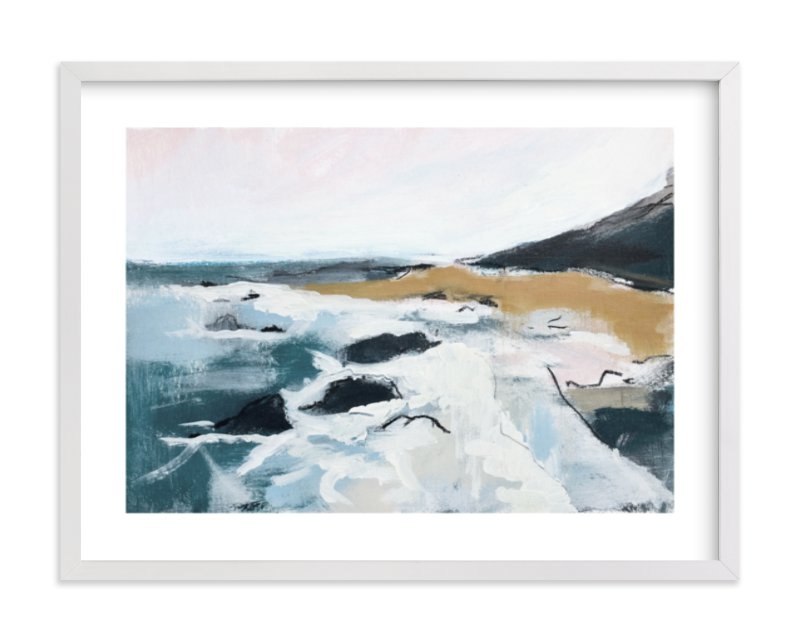 seafaring framed art print - 24" x 18" - white wood frame, white border - Image 0