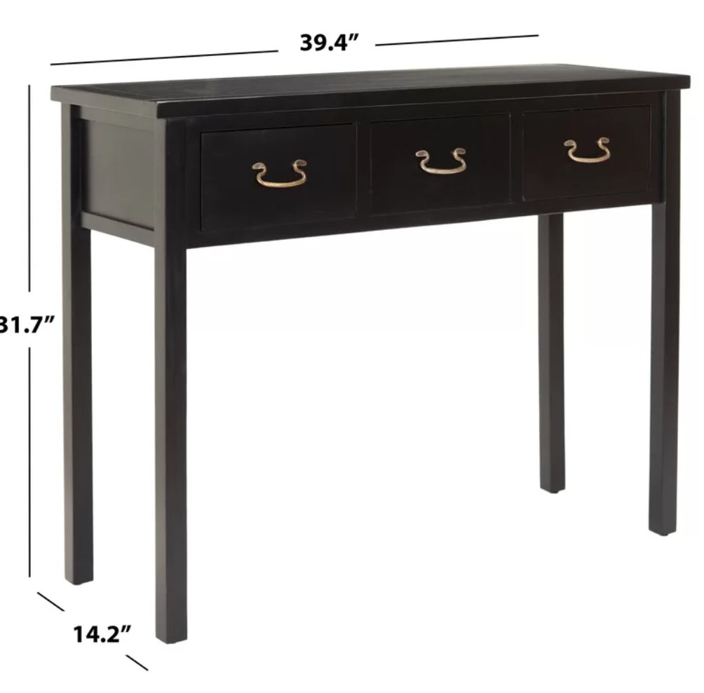 Kenzo 39.4" Solid Wood Console Table - Image 2
