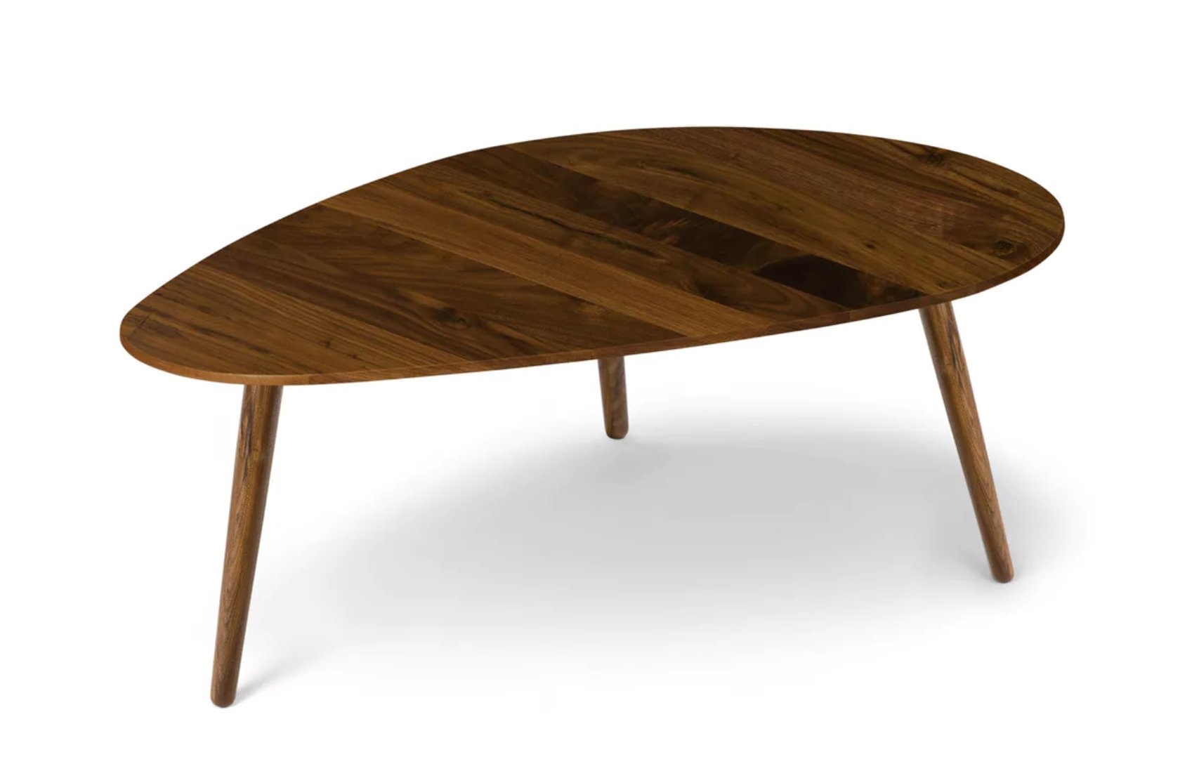 AMOEBA Mid century modern coffee table / solid wood center table - Image 0