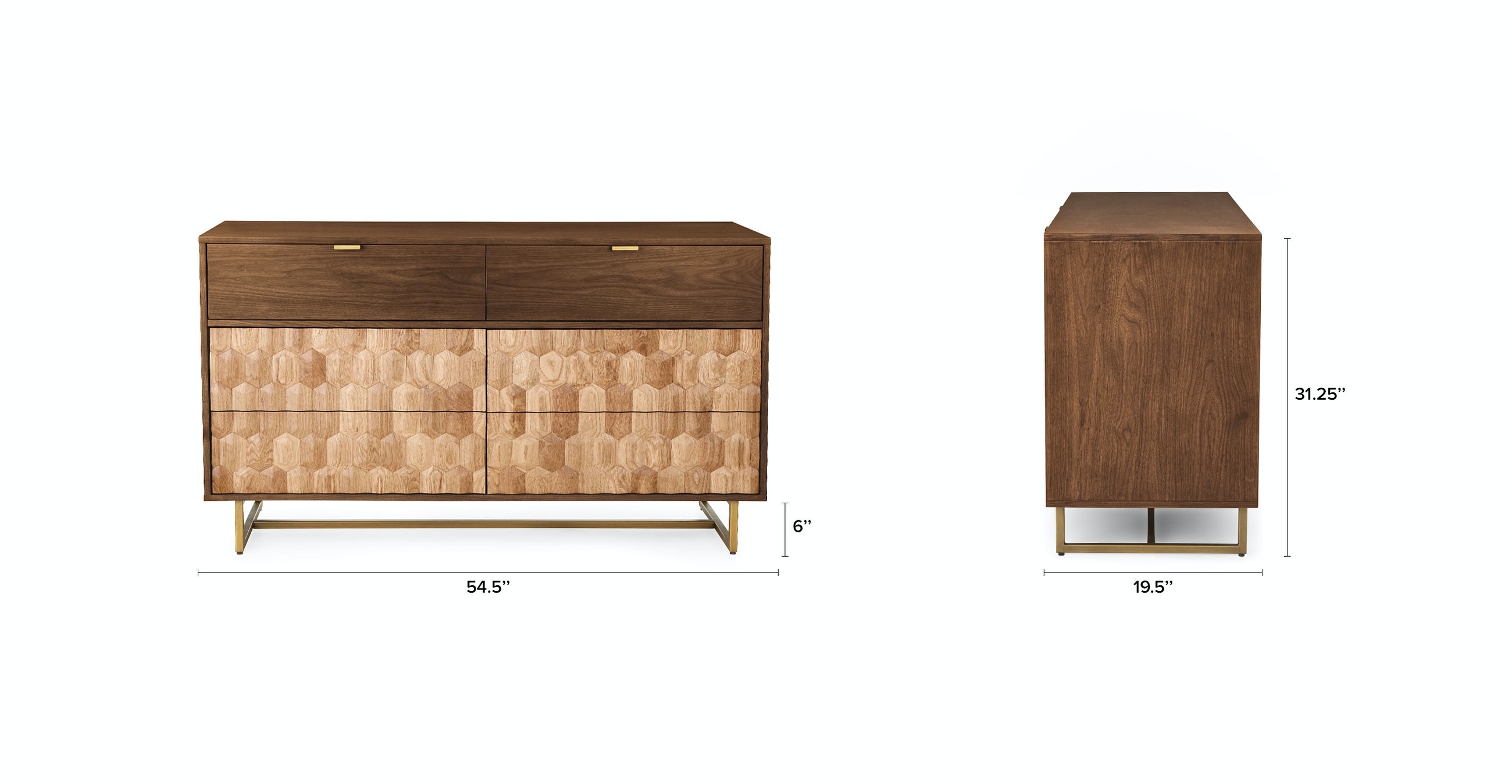 Geome 6-Drawer Double Dresser - Image 4