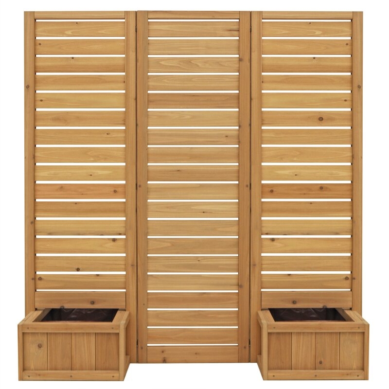 5.5 ft. H x 5.17 ft. W Cedar Wood Privacy Screen (back in stock early June) - Image 1