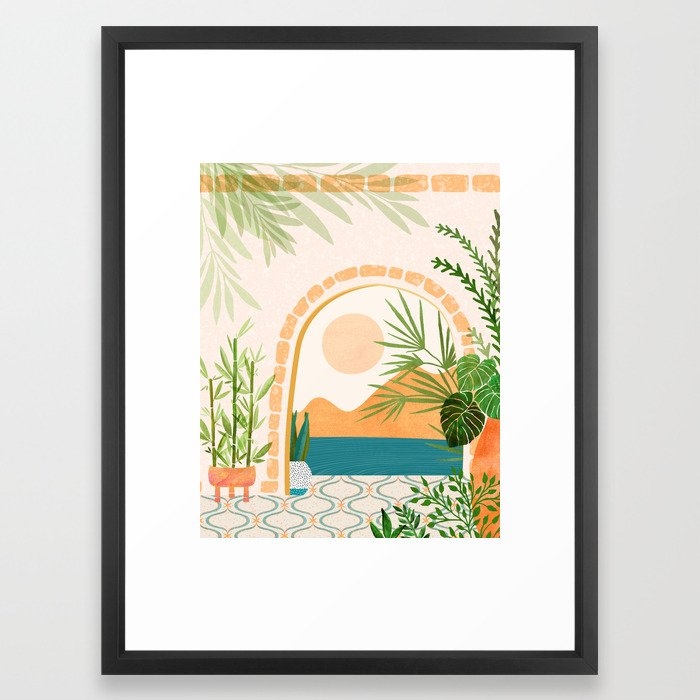 Baja California Villa Framed Art Print - Image 0