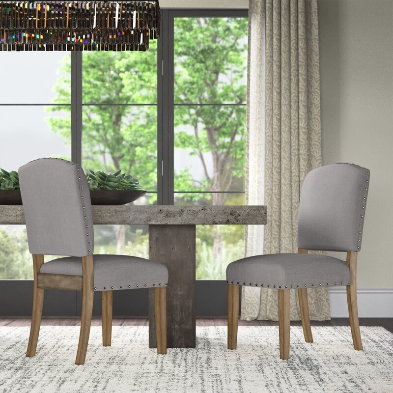Ashbaugh Linen Upholstered Side Chair (Set of 2) - Image 1