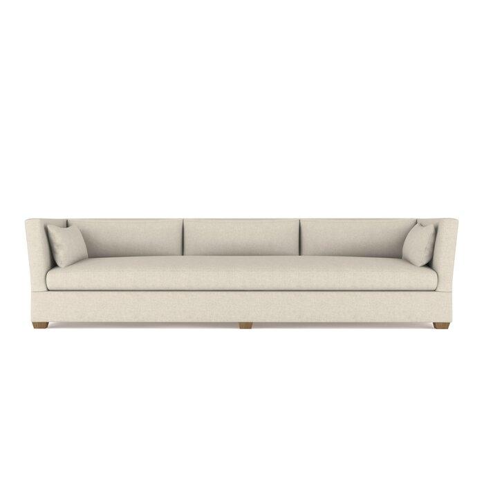 Tandem Arbor Cotona Sofa Upholstery: Linen Oyster, Size: 31" H x 120" W x 41" D - Image 0