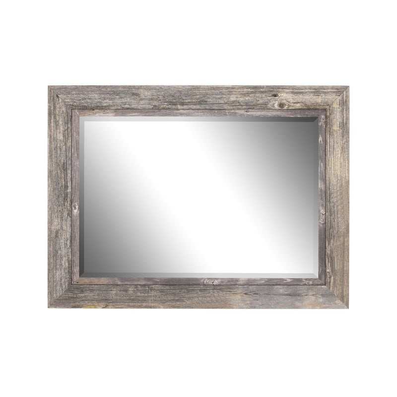Traditional Beveled Distressed Accent Mirror - Image 0
