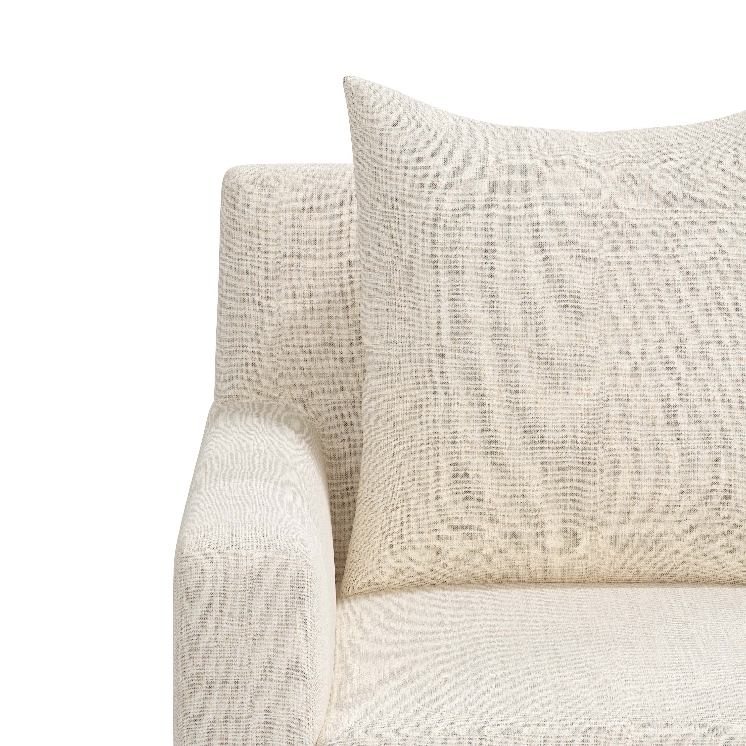 Elena Swivel Chair - Talc Linen - Image 4