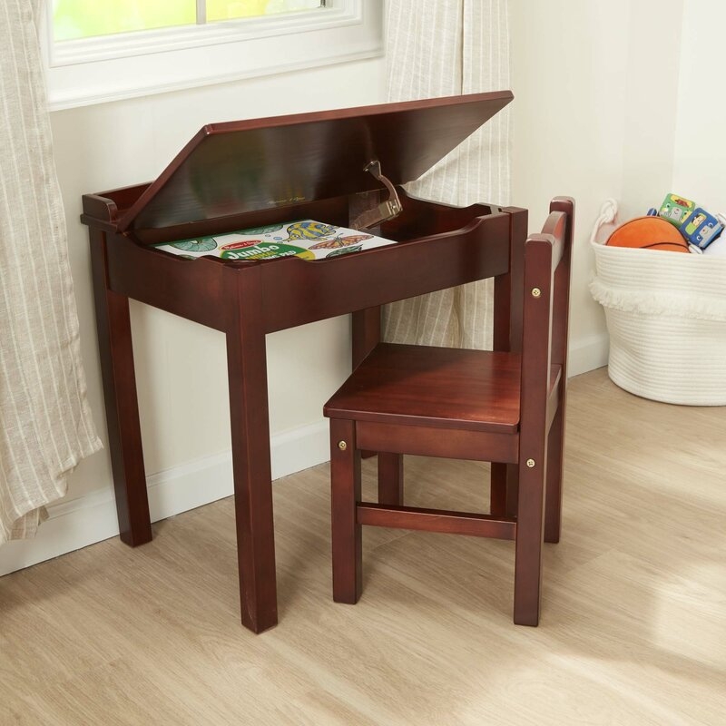 Kids Study Desk and Chair Set - Image 1