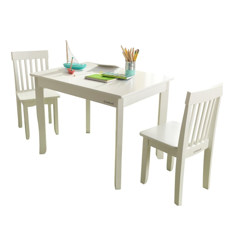 Avalon Kids 3 Piece Writing Table and Chair Set - Image 2